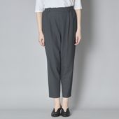 STELLA CIFFON/ウォッシャブルポリエステルテーパードパンツ